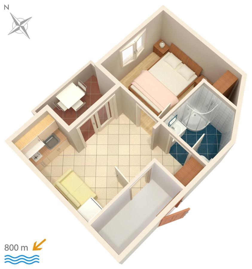 Apartments And Rooms With Parking Space Njivice, Krk - 5458 Exterior foto